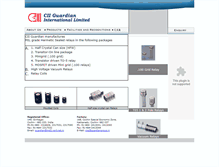 Tablet Screenshot of ciiguardian.net